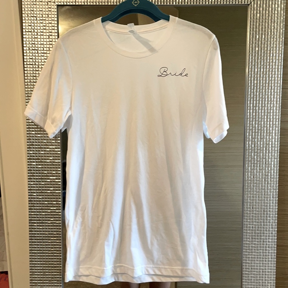 White Bride T Shirt size Small